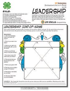 Leadership (Intermediate) Worksheet for 7th - 10th Grade | Lesson Planet