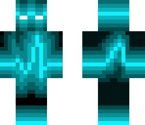 hacker azul | Minecraft Skin