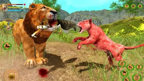 Lion simulator attack 3D wild lion games 2018 - YouTube