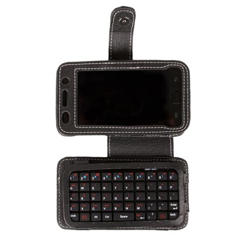 Thanko Samsung Galaxy S Leather Case and Bluetooth Keyboard | Gadgetsin