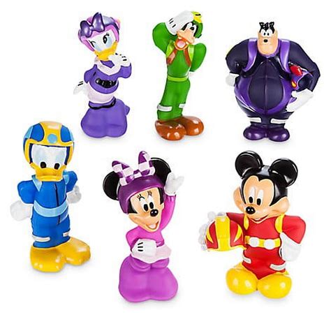 Disney Mickey & Roadster Racers 6 Piece Squeeze Toy Set - Walmart.com