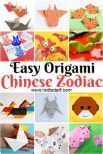 Easy Chinese Zodiac Animal Origami Projects - Red Ted Art - Kids Crafts