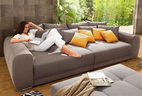 Big-Sofa braun, yourhome Jetzt bestellen unter: https://moebel.ladendirekt.de/wohnzimmer/sofas ...