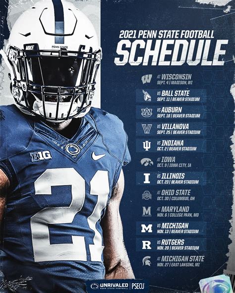 Penn State Football 2022 Schedule