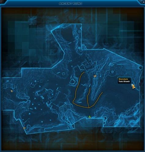 SWTOR Ossus Datacrons Locations Guide | The old republic, Dungeon maps, Fantasy map