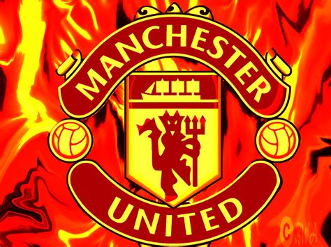 Manchester United Logo Wallpaper - WallpaperSafari