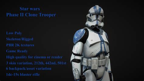 Clone Trooper Phase 2 Model - TurboSquid 1743992