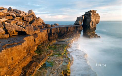 rocks, Shore, Oceans, Bing Wallpapers HD / Desktop and Mobile Backgrounds