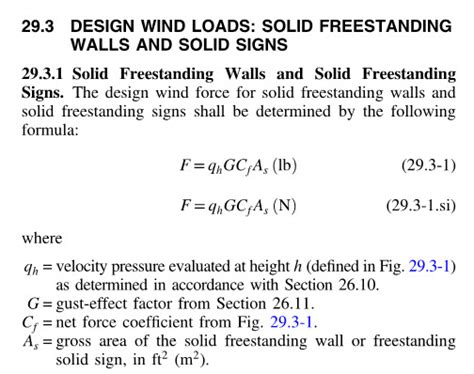 Wind Loads on Freestanding Walls | Article | Meca Enterprises