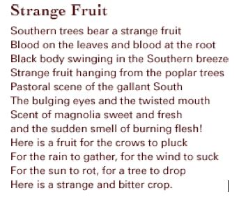 Billie Holiday's Strange Fruit﻿ pg 63 - Mr. Tessin