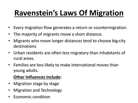 PPT - Theories Of Migration PowerPoint Presentation, free download - ID:6598967