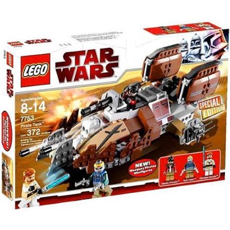 LEGO Star Wars The Clone Wars Pirate Tank Exclusive Set #7753 - Walmart ...