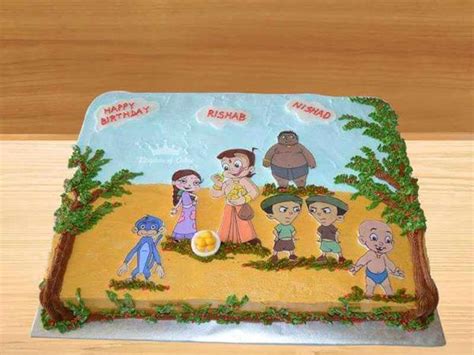 Order Online Chhota Bheem Cake for Kids | Unique Designer Birthday Cakes Delivery in Noida ...