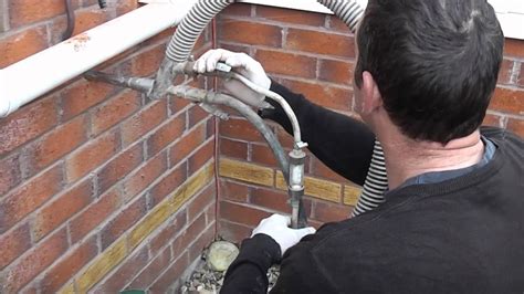 A CAVITY WALL INSULATION INSTALLATION Part 2 - YouTube