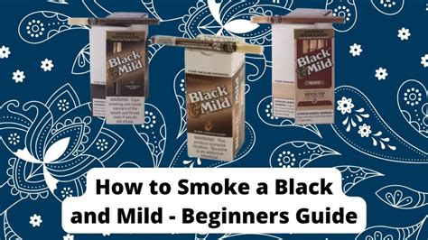 How to Smoke a Black and Mild – Beginner’s Guide - 7Gents