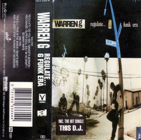 Warren G - Regulate... G Funk Era (Cassette, Album) | Discogs