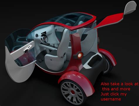 3d Model Of Electric Car Interior