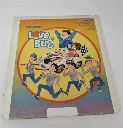THE LOVE BUG CED Capacitance Electronic Video Disc Walt Disney RCA SelectaVision $7.99 - PicClick