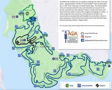 Dillon State Park Campground Map