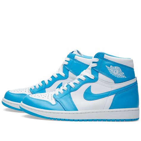 Nike Air Jordan 1 Retro High OG White & Dark Powder Blue | END. (US)