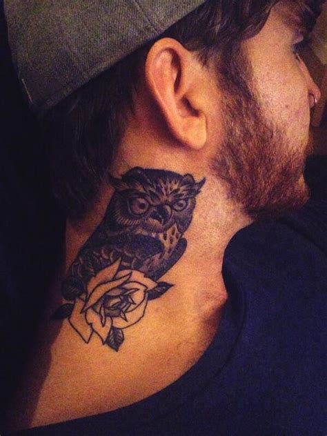 James Arthur's most recent tattoo, he says it's his last, apparently ;) #LoveIt #Wisdom #Owl ...