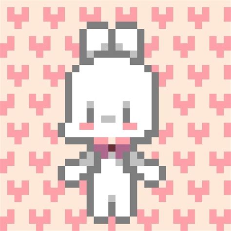 Bunny pixel art cute kawaii | Pixel art, Art, Bunny