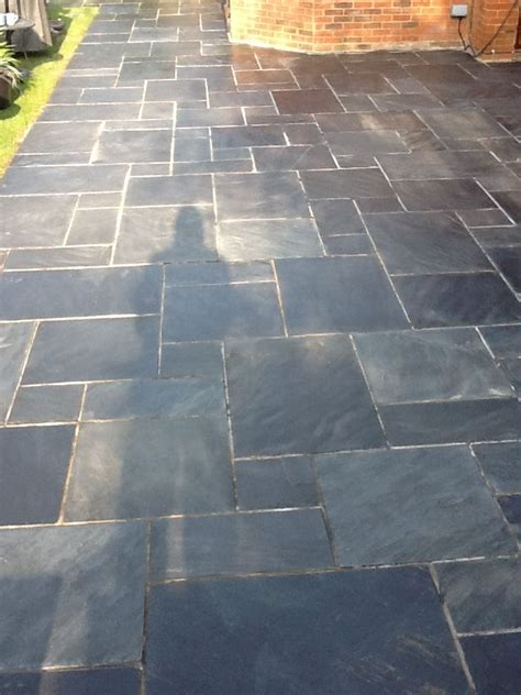 Slate Patio Paving Restored - Tile Cleaners | Tile Cleaning