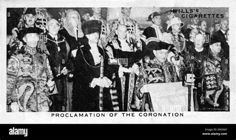 Proclamation of the Coronation of King George VI, 12 December, 1936 ...