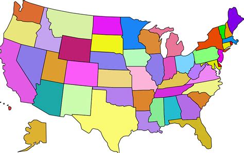 Kostenlose Vektorgrafik: Amerika, Staaten, Karte - Kostenloses Bild auf ...