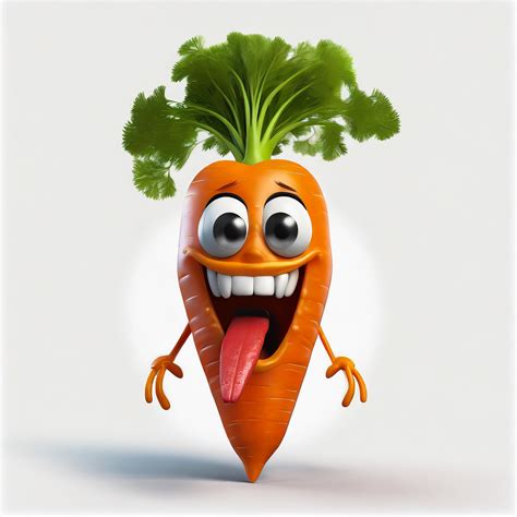 Carrot, Funny Cartoon, Vegetable Free Stock Photo - Public Domain Pictures
