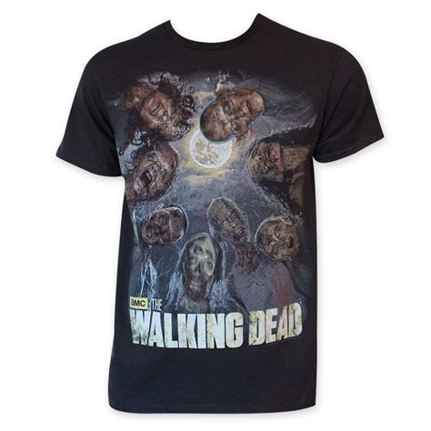 Walking Dead Zombie Circle Tee Shirt | The walking dead, Walking dead t shirts, Amc walking dead