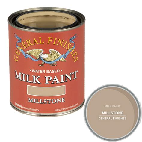 General Finishes 1 qt. Millstone Interior/Exterior Milk Paint-GF.QMI ...