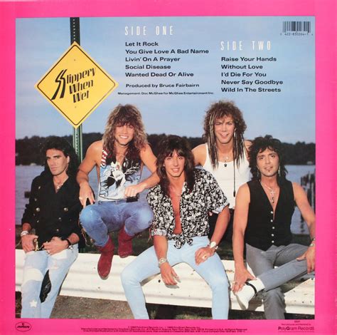 BON JOVI SLIPPERY WHEN WET released on August 18, 1986 – The story ...