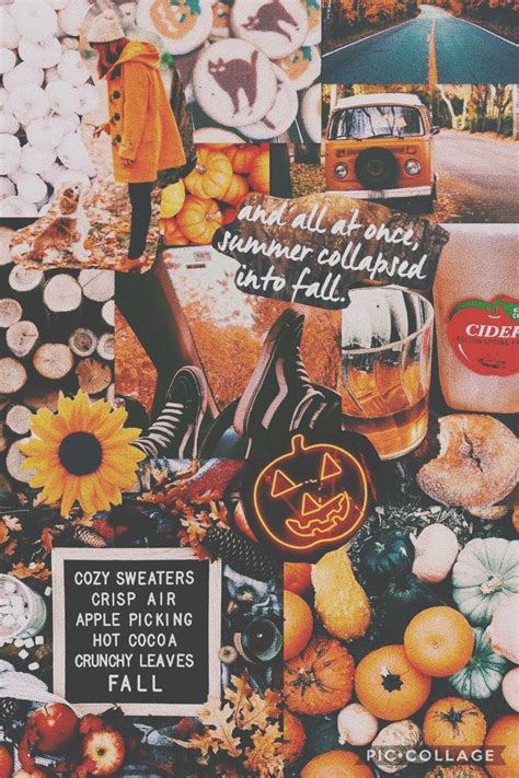 Fall aesthetic autumn grunge background light | Cute fall wallpaper ...