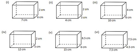 Worksheet on Volume of a Cube and Cuboid | The Volume of a Rectangle Box | Volume worksheets ...