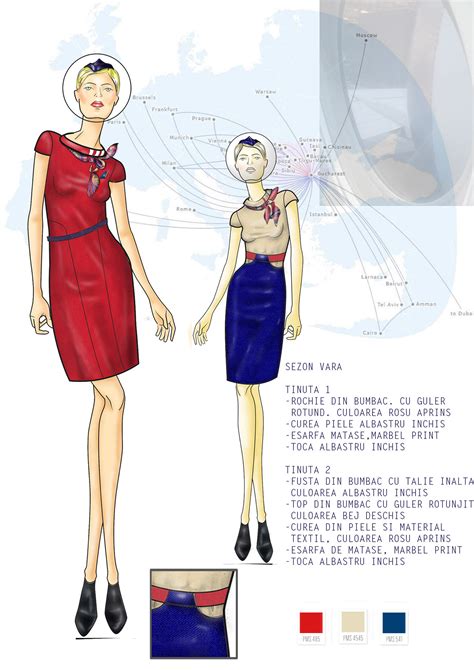 Flight attendant uniform design on Behance