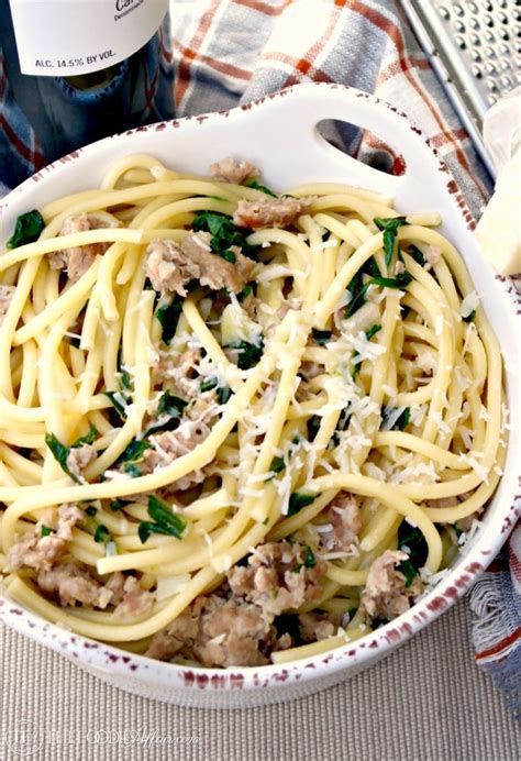 Bucatini Pasta Recipe With Sausage & Kale | The Foodie Affair