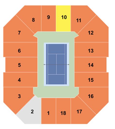 US Open Seating Chart for Arthur Ashe, Louis Armstrong Stadium and ...