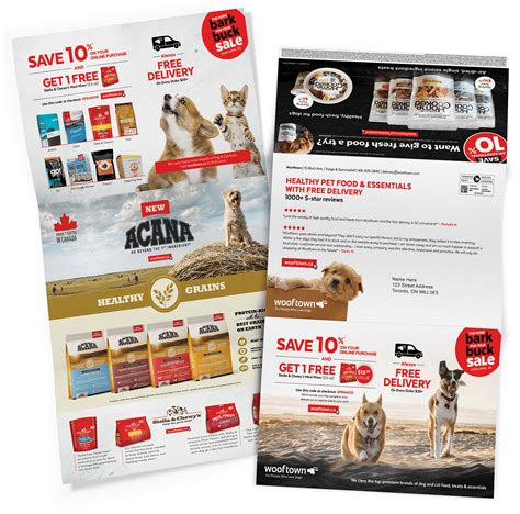 Wooftown Flyers & Direct Mail Campaigns on Behance