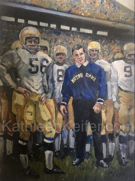 Ara Parseghian 1966, Game of the Century LE 100 12x16 — Kathleen Keifer