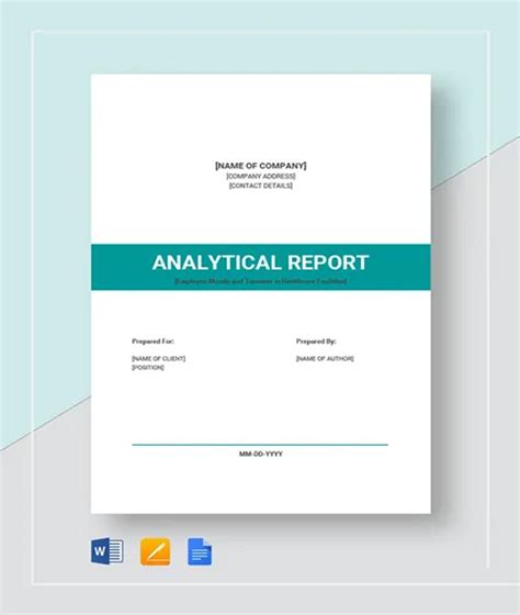 Analytical Report Template 1 Templates Example Templates Example - Free Power Point Template PPT ...