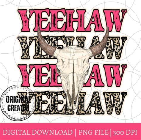 Yeehaw Png Western PNG Western PNG Png File Instant - Etsy