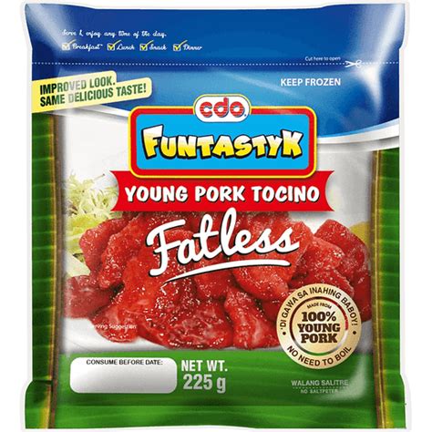 CDO Funtastyk Young Pork Tocino Fatless | 225g | Deli & Hotdogs ...