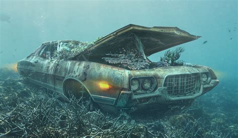 15 Vintage Cars That People Found Underwater