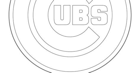 Chicago cubs baseball coloring pages