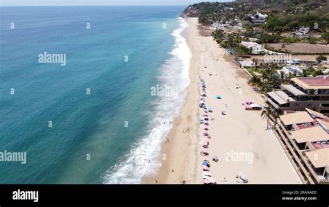 PHOTOGRAPHY WITH DRONE OF THE BEACHES GUAYABITOS NAYARIT MEXICO Stock Photo - Alamy