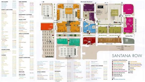 Westfield mall San Francisco map - Westfield San Francisco centre map (California - USA)