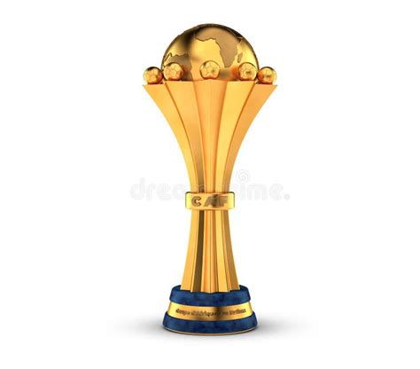 Isolated Gold African Cup of Nations Trophy Stock Illustration ...