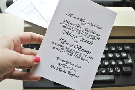 Custom Letterpress Wedding Invitations Letterpress RSVP - Etsy