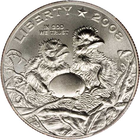 Value of 2008 $0.50 Bald Eagle Clad Coin | Sell Clad Coins